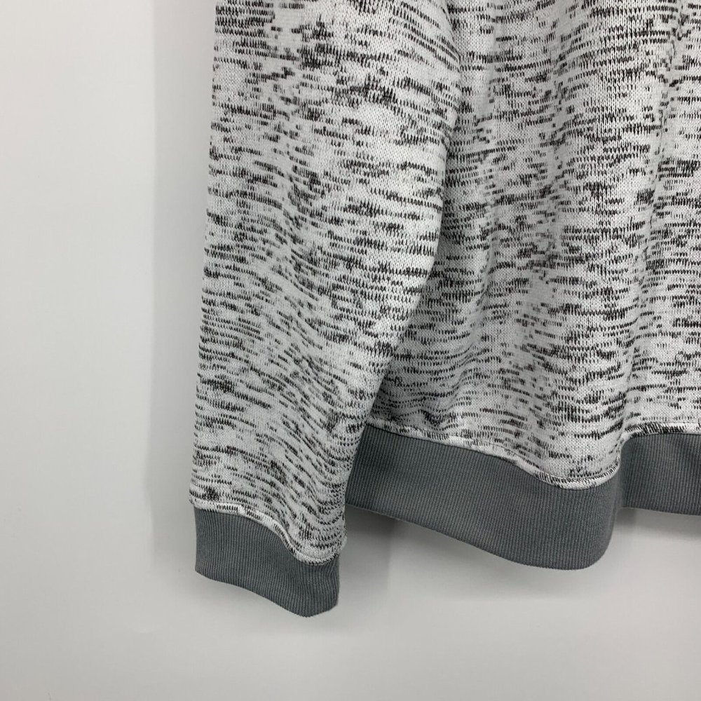Natural Reflections Bomber Jacket Gray Sherpa Fleece Full Zip - Picture 9 of 9